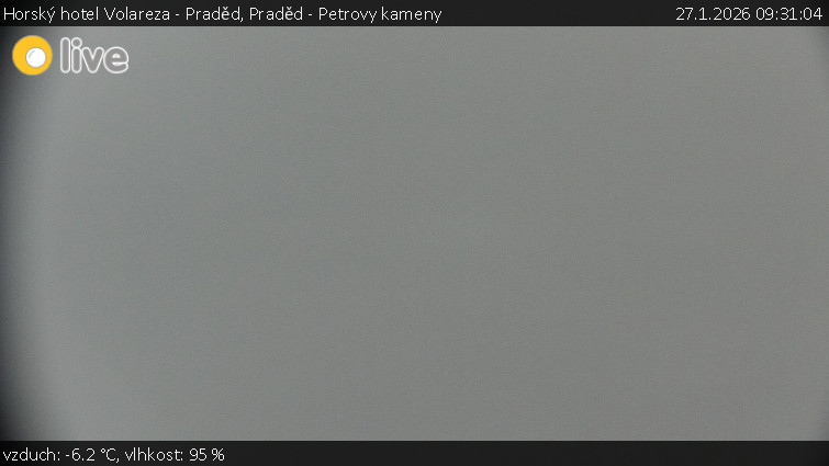 Horský hotel Volareza - Praděd - Praděd - Petrovy kameny - 27.1.2026 v 09:31