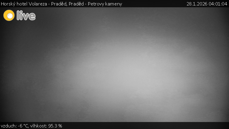 Horský hotel Volareza - Praděd - Praděd - Petrovy kameny - 28.1.2026 v 04:01