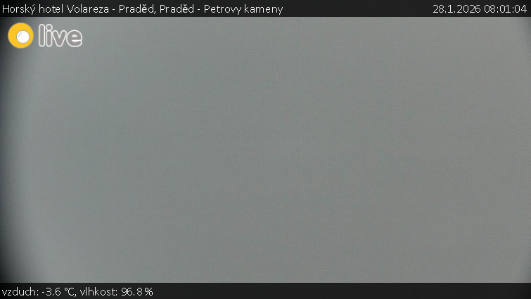 Horský hotel Volareza - Praděd - Praděd - Petrovy kameny - 28.1.2026 v 08:01