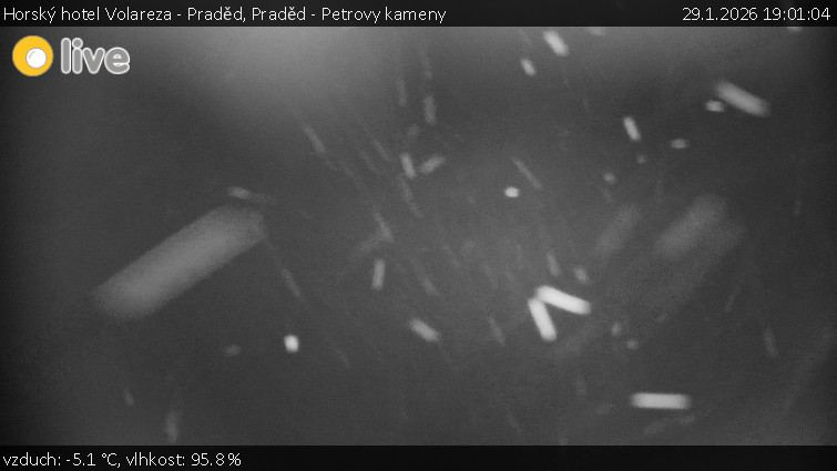 Horský hotel Volareza - Praděd - Praděd - Petrovy kameny - 29.1.2026 v 19:01
