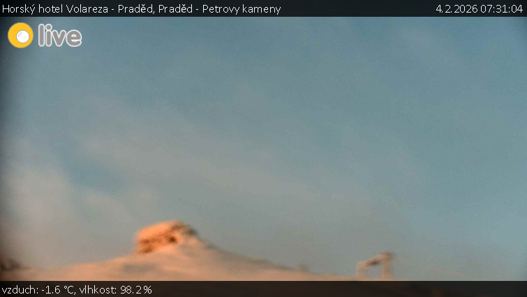 Horský hotel Volareza - Praděd - Praděd - Petrovy kameny - 4.2.2026 v 07:31