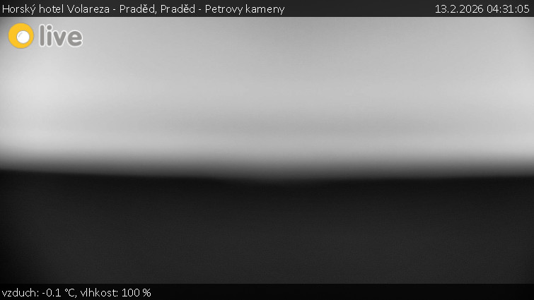 Horský hotel Volareza - Praděd - Praděd - Petrovy kameny - 13.2.2026 v 04:31