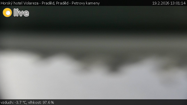 Horský hotel Volareza - Praděd - Praděd - Petrovy kameny - 19.2.2026 v 13:01