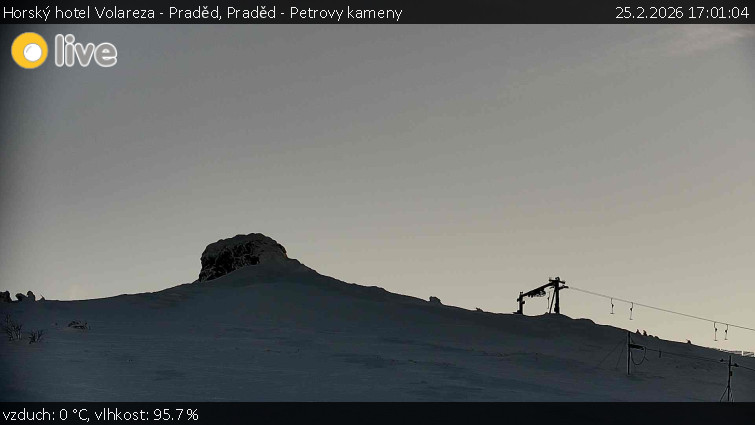 Horský hotel Volareza - Praděd - Praděd - Petrovy kameny - 25.2.2026 v 17:01
