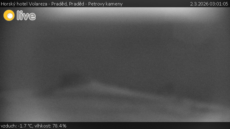 Horský hotel Volareza - Praděd - Praděd - Petrovy kameny - 2.3.2026 v 03:01