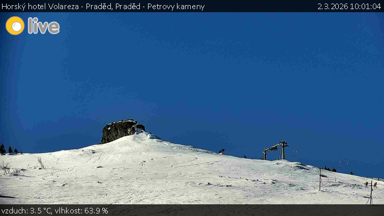 Horský hotel Volareza - Praděd - Praděd - Petrovy kameny - 2.3.2026 v 10:01