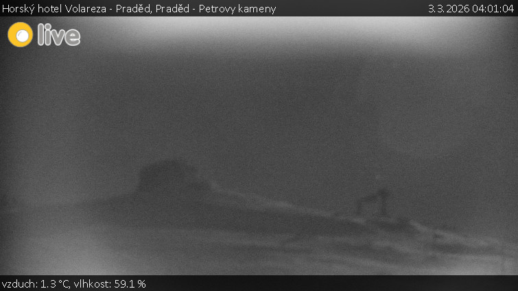 Horský hotel Volareza - Praděd - Praděd - Petrovy kameny - 3.3.2026 v 04:01