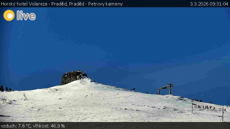 Horský hotel Volareza - Praděd - Praděd - Petrovy kameny - 3.3.2026 v 09:31