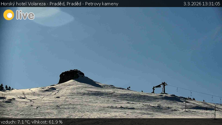 Horský hotel Volareza - Praděd - Praděd - Petrovy kameny - 3.3.2026 v 13:31