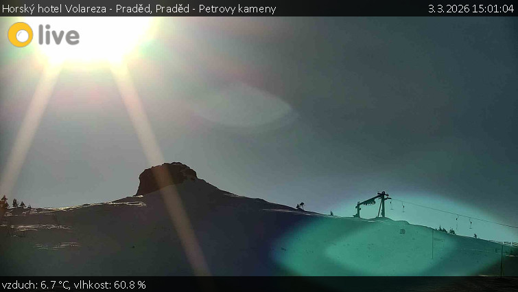 Horský hotel Volareza - Praděd - Praděd - Petrovy kameny - 3.3.2026 v 15:01