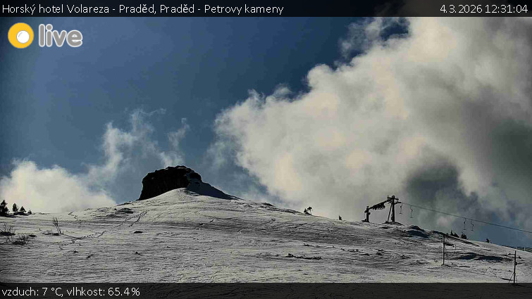 Horský hotel Volareza - Praděd - Praděd - Petrovy kameny - 4.3.2026 v 12:31