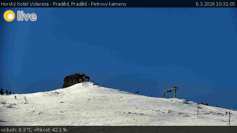 Horský hotel Volareza - Praděd - Praděd - Petrovy kameny - 6.3.2026 v 10:31