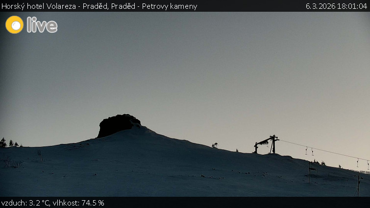 Horský hotel Volareza - Praděd - Praděd - Petrovy kameny - 6.3.2026 v 18:01