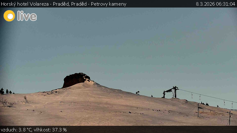 Horský hotel Volareza - Praděd - Praděd - Petrovy kameny - 8.3.2026 v 06:31