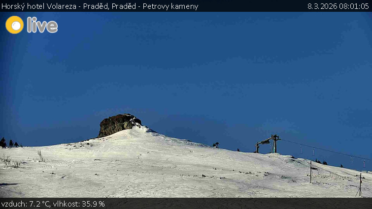 Horský hotel Volareza - Praděd - Praděd - Petrovy kameny - 8.3.2026 v 08:01