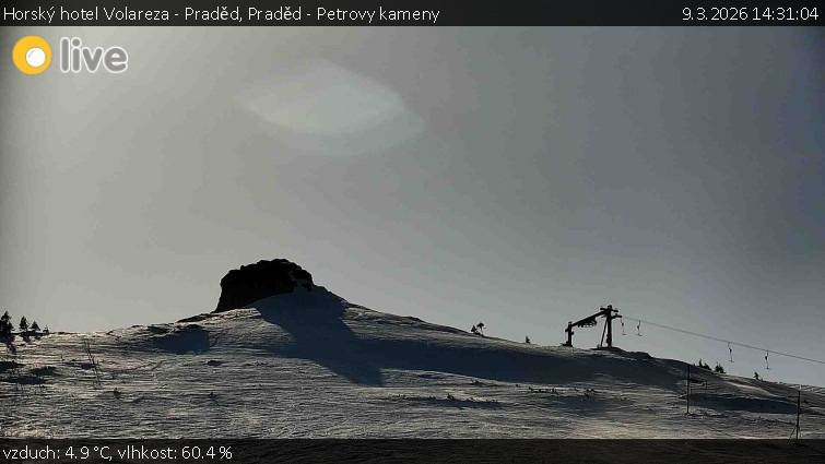 Horský hotel Volareza - Praděd - Praděd - Petrovy kameny - 9.3.2026 v 14:31