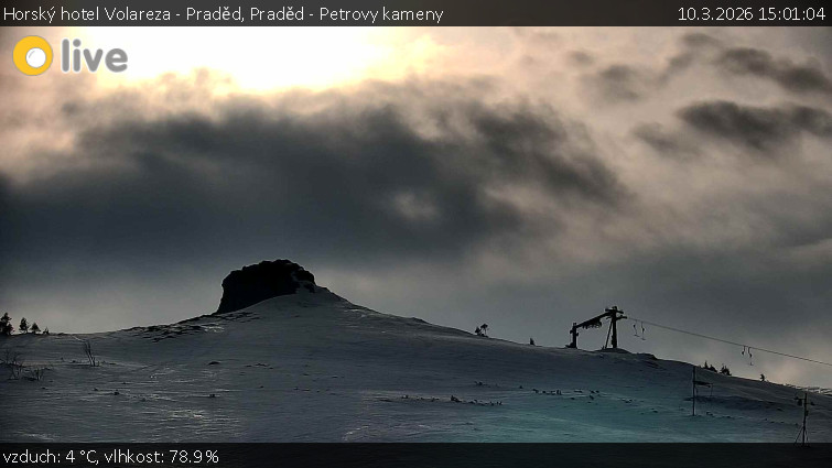 Horský hotel Volareza - Praděd - Praděd - Petrovy kameny - 10.3.2026 v 15:01