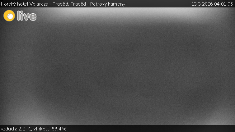 Horský hotel Volareza - Praděd - Praděd - Petrovy kameny - 13.3.2026 v 04:01