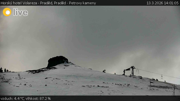 Horský hotel Volareza - Praděd - Praděd - Petrovy kameny - 13.3.2026 v 14:01