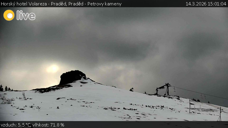 Horský hotel Volareza - Praděd - Praděd - Petrovy kameny - 14.3.2026 v 15:01