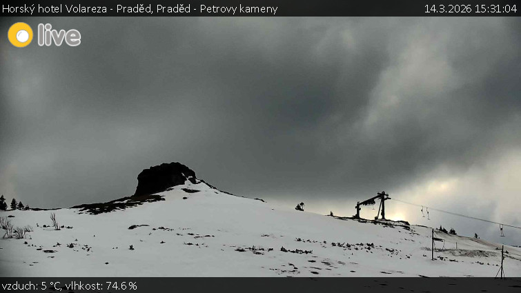 Horský hotel Volareza - Praděd - Praděd - Petrovy kameny - 14.3.2026 v 15:31
