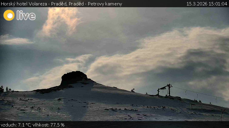 Horský hotel Volareza - Praděd - Praděd - Petrovy kameny - 15.3.2026 v 15:01