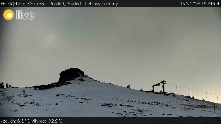 Horský hotel Volareza - Praděd - Praděd - Petrovy kameny - 15.3.2026 v 16:31