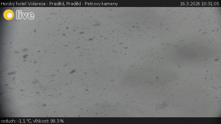 Horský hotel Volareza - Praděd - Praděd - Petrovy kameny - 16.3.2026 v 10:31