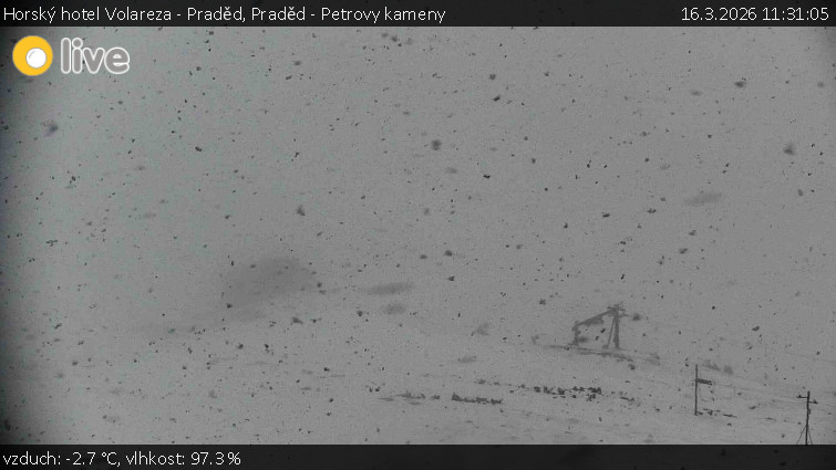 Horský hotel Volareza - Praděd - Praděd - Petrovy kameny - 16.3.2026 v 11:31