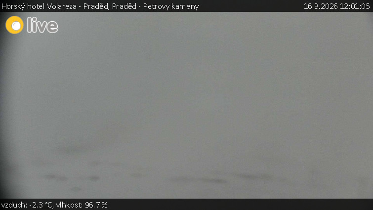 Horský hotel Volareza - Praděd - Praděd - Petrovy kameny - 16.3.2026 v 12:01