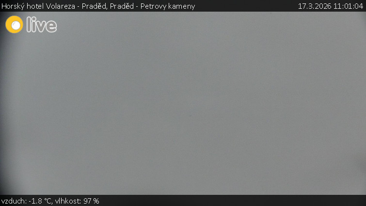 Horský hotel Volareza - Praděd - Praděd - Petrovy kameny - 17.3.2026 v 11:01