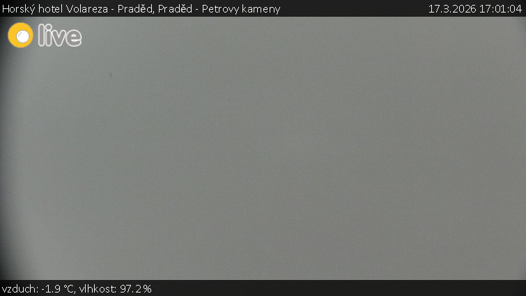 Horský hotel Volareza - Praděd - Praděd - Petrovy kameny - 17.3.2026 v 17:01