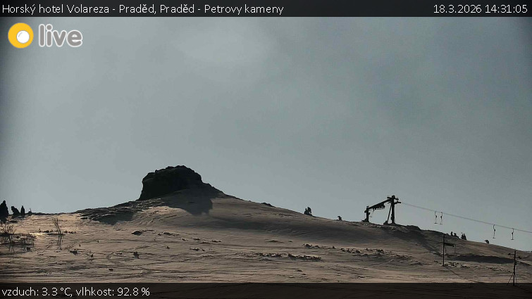 Horský hotel Volareza - Praděd - Praděd - Petrovy kameny - 18.3.2026 v 14:31