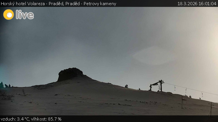 Horský hotel Volareza - Praděd - Praděd - Petrovy kameny - 18.3.2026 v 16:01