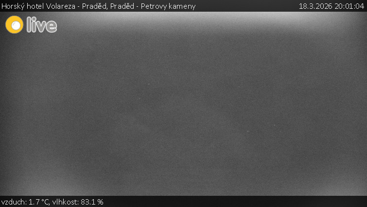 Horský hotel Volareza - Praděd - Praděd - Petrovy kameny - 18.3.2026 v 20:01