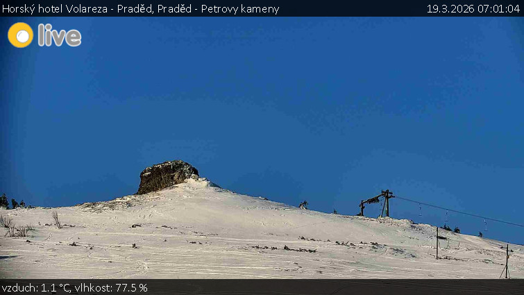 Horský hotel Volareza - Praděd - Praděd - Petrovy kameny - 19.3.2026 v 07:01