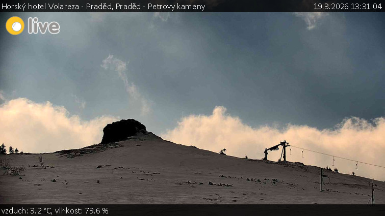 Horský hotel Volareza - Praděd - Praděd - Petrovy kameny - 19.3.2026 v 13:31