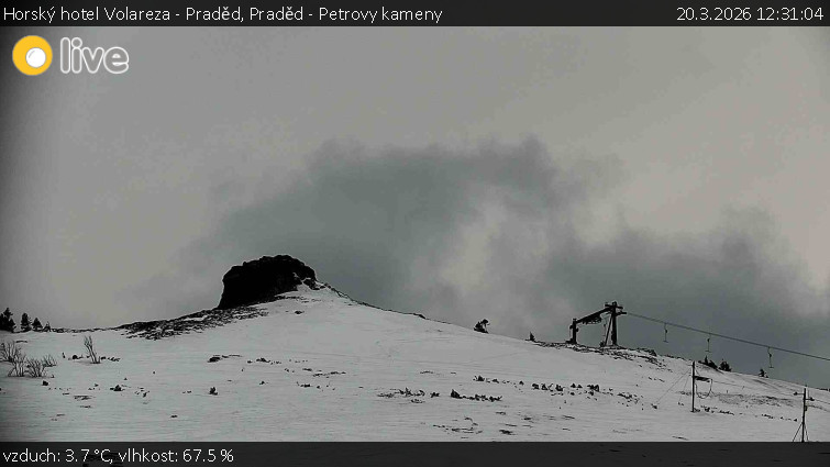 Horský hotel Volareza - Praděd - Praděd - Petrovy kameny - 20.3.2026 v 12:31