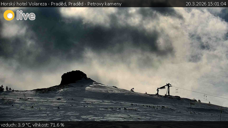 Horský hotel Volareza - Praděd - Praděd - Petrovy kameny - 20.3.2026 v 15:01
