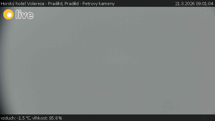 Horský hotel Volareza - Praděd - Praděd - Petrovy kameny - 21.3.2026 v 09:01