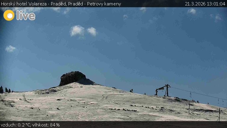 Horský hotel Volareza - Praděd - Praděd - Petrovy kameny - 21.3.2026 v 13:01