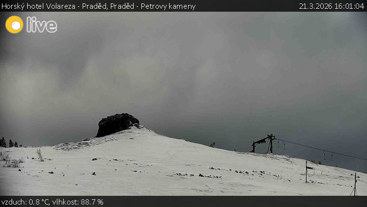 Horský hotel Volareza - Praděd - Praděd - Petrovy kameny - 21.3.2026 v 16:01