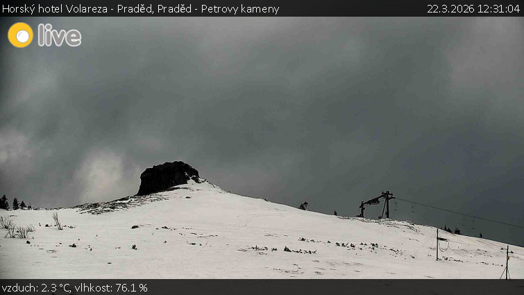 Horský hotel Volareza - Praděd - Praděd - Petrovy kameny - 22.3.2026 v 12:31
