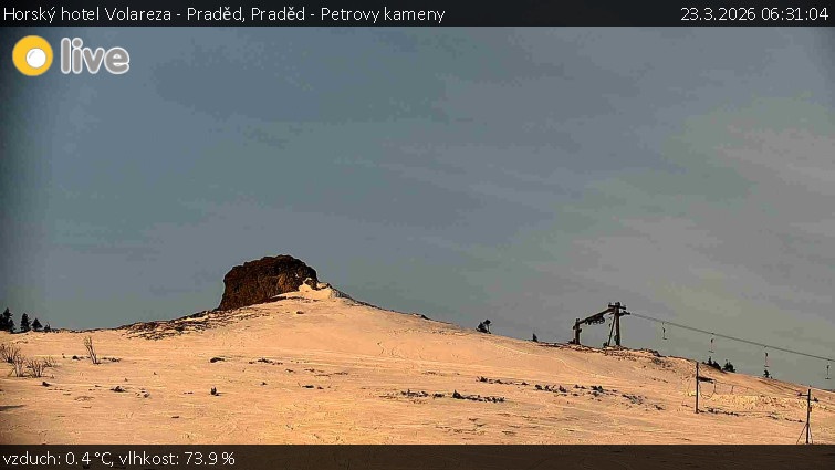 Horský hotel Volareza - Praděd - Praděd - Petrovy kameny - 23.3.2026 v 06:31