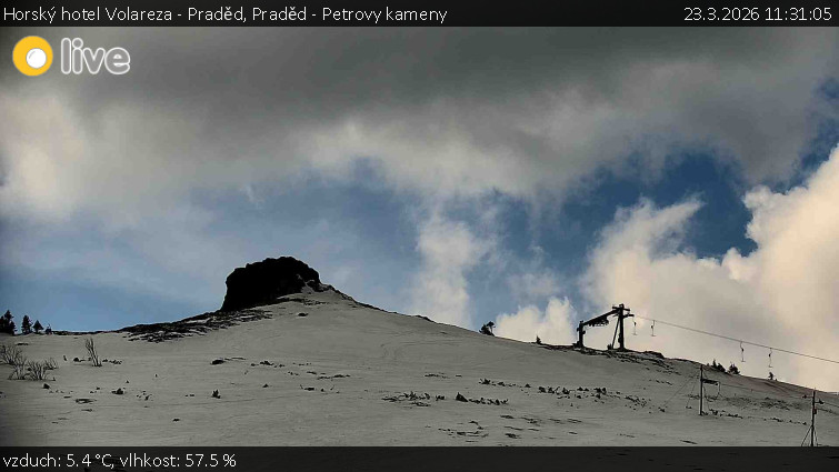 Horský hotel Volareza - Praděd - Praděd - Petrovy kameny - 23.3.2026 v 11:31