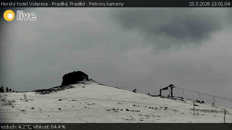 Horský hotel Volareza - Praděd - Praděd - Petrovy kameny - 23.3.2026 v 13:01