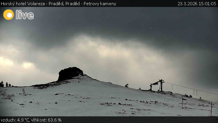 Horský hotel Volareza - Praděd - Praděd - Petrovy kameny - 23.3.2026 v 15:01