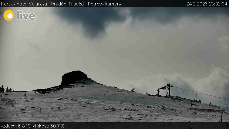 Horský hotel Volareza - Praděd - Praděd - Petrovy kameny - 24.3.2026 v 13:31