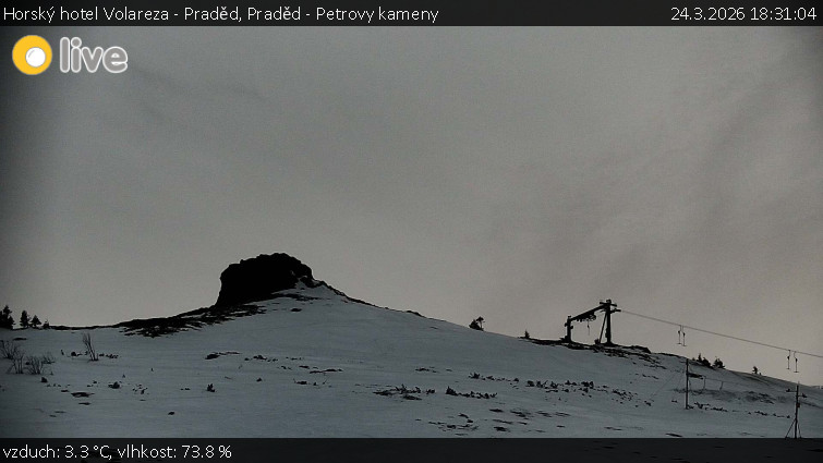 Horský hotel Volareza - Praděd - Praděd - Petrovy kameny - 24.3.2026 v 18:31