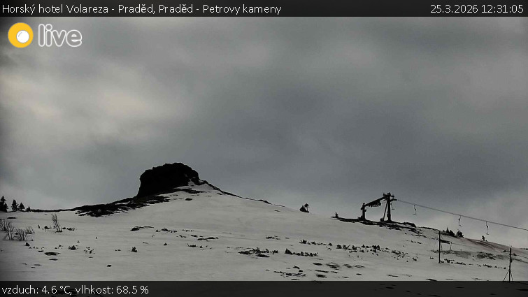 Horský hotel Volareza - Praděd - Praděd - Petrovy kameny - 25.3.2026 v 12:31